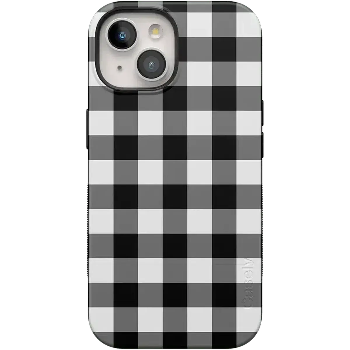 Casely iPhone 15 Plus Case | Check Me Out | Checkerboard | Bold Protective Design | Compatible with MagSafe