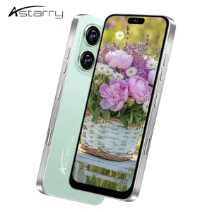 Astarry-16 Pro Max Fully Unlocked 4G Smartphone Slim Design Dual SIM Dual Standby 6GB+64GB ROM Octa-core Processor 6.93 Inch Large Screen 4950mAh Long Lasting Battery Android 12.0 Face Unlock Fingerprint Unlock Fashion Body Design