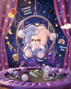 CN   JOEYDODO-Dreamy Clown Town series Mystery Boxes Bag Pendant Bunny Plush Dolls Soft Collectibles