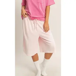 Laid Back Jort - Baby Pink