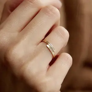 TRUST GOD Inspirational Ring Stainless Steel Adjustable Fashion Jewelry for Party Daily Wear Trendy All-match Exquisite Gift for Birthday