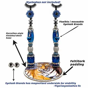 Handmade Magnetic Eyelash Stand – Prep, Drying & Display