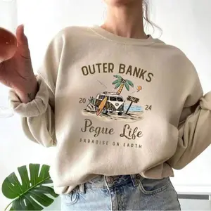 0uter Banks 2024 Classic Van T-Shirt Sweatshirt Hoodie, P4L Paradise On Earth Fan Shirt, Pogue Shirt