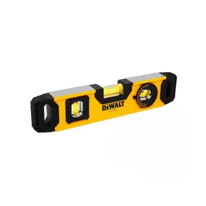 DEWALT Torpedo Level DWHT43003 - Lightweight Aluminum Body with Solid Block Vials for Accuracy & Durability