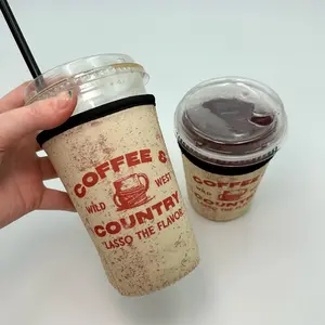 Coffee and country iced coffee koozie | iced coffee koozie