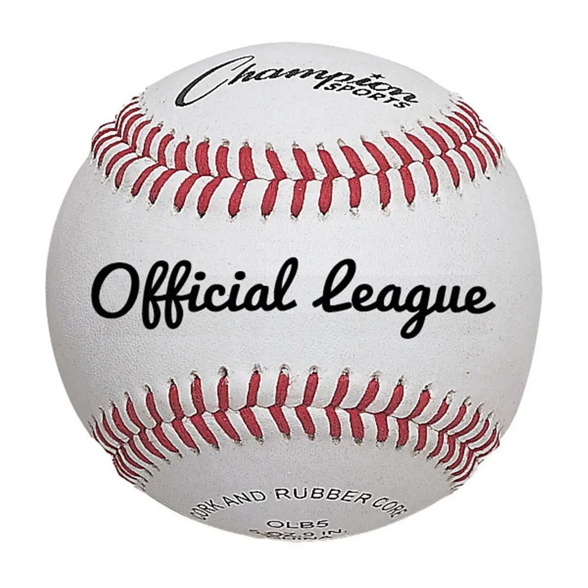 212 MAIN 3 in. Full Grain Leather Official League Baseballs - Pack of 12, White-Red, Raised Seams, Training Equipment for High School Games, Economical Game or Practice Baseballs