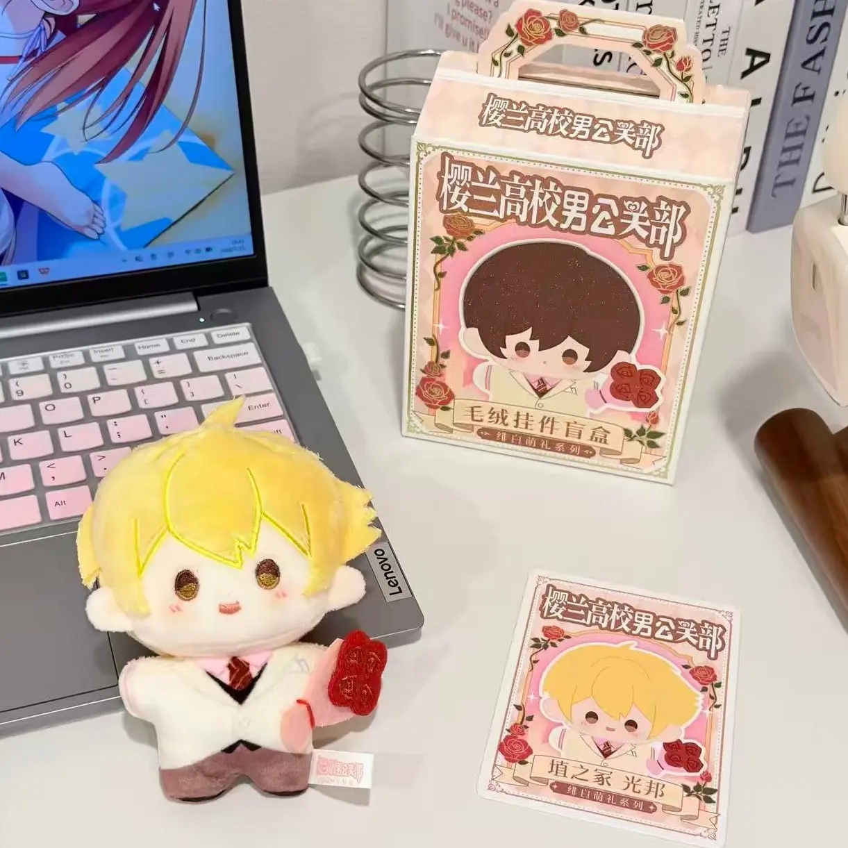 【Offical】Ouran High School Host Club 20th anniversary Collectible Plushie Blind Box,OHSHC Tamaki, Haruhi,Honey,Kyoya
