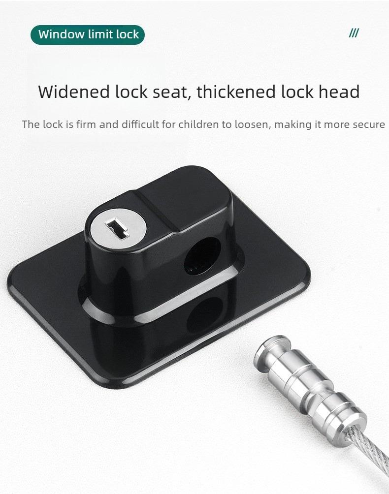 2PCS No-drill ice box lock, refrigerator lock, drawer lock, cabinet lock; multifunctional safety locks for children/babies; anti-theft protective locks