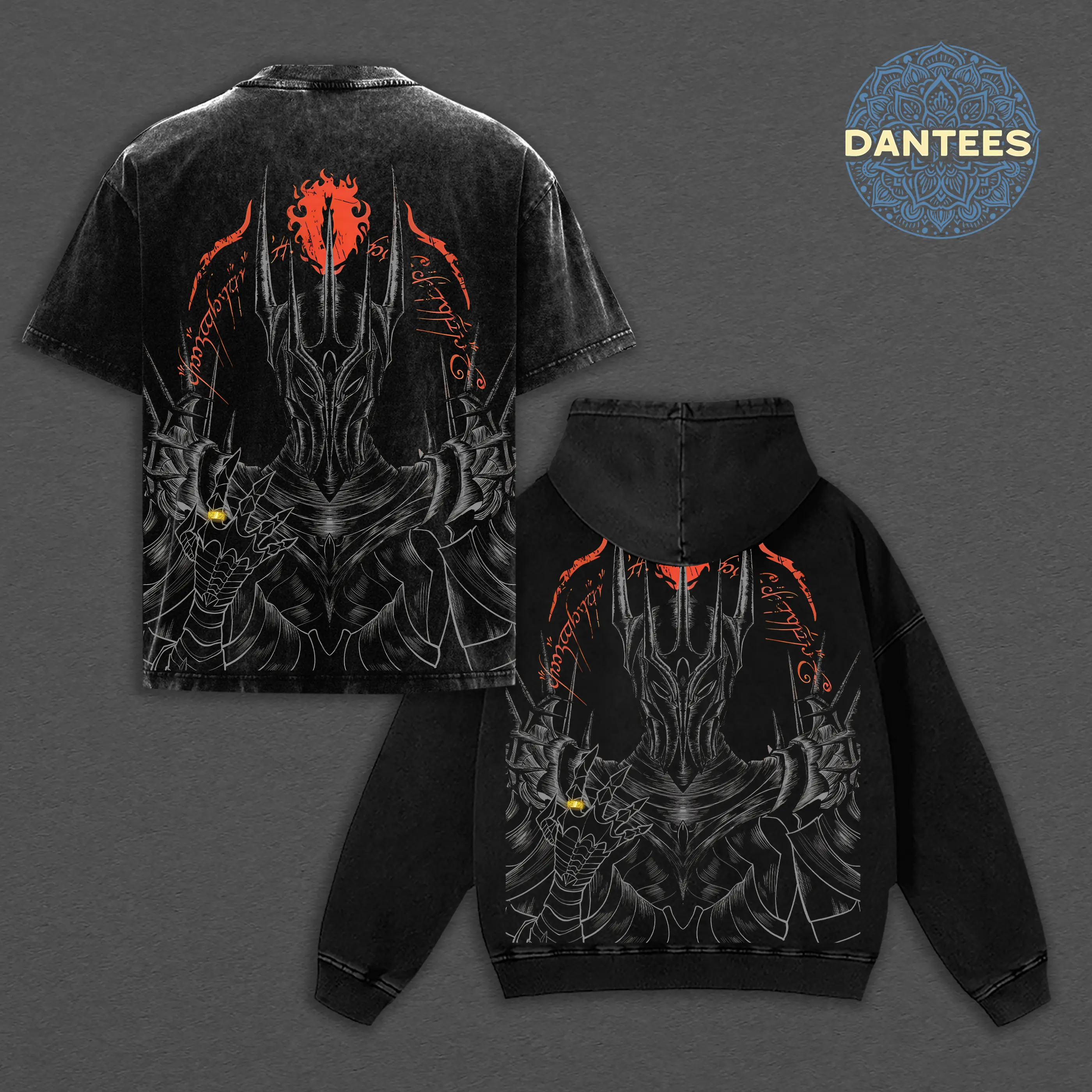 Lord Sauron Lord of the rings Retro Vintage Menswear Gift movie fans Top Apparel Classic Oversized Seamless Simple Straight Man Clothes Cotton designer shirts, graphic tees, men gifts, ,Graphic Streetwear T-shirt tees good