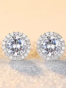Crown Alloy Shiny Earrings, Korean Style, Fresh Look, Suitable for Men & Women, Elegant Jewelry Accessory