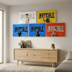 Invincible Old X New Suit poster Collection | Transform Your Living Space with Mark Grayson’s Iconic Comic Book Looks – Limited Edition Wall ArtDecor for Gaming Room, Office, The Perfect Gift for Comic Lovers framed or unframe