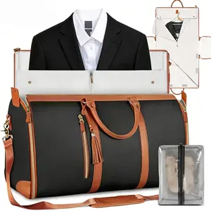 Unisex Pu Leather Large Capacity Crease-resistant Clothes Storage Bag,Summer Outfits 2026 57L Capacity Waterproof Breathable Space Saving Bag Removable Bags hospital bag for mom, #SummerVibes