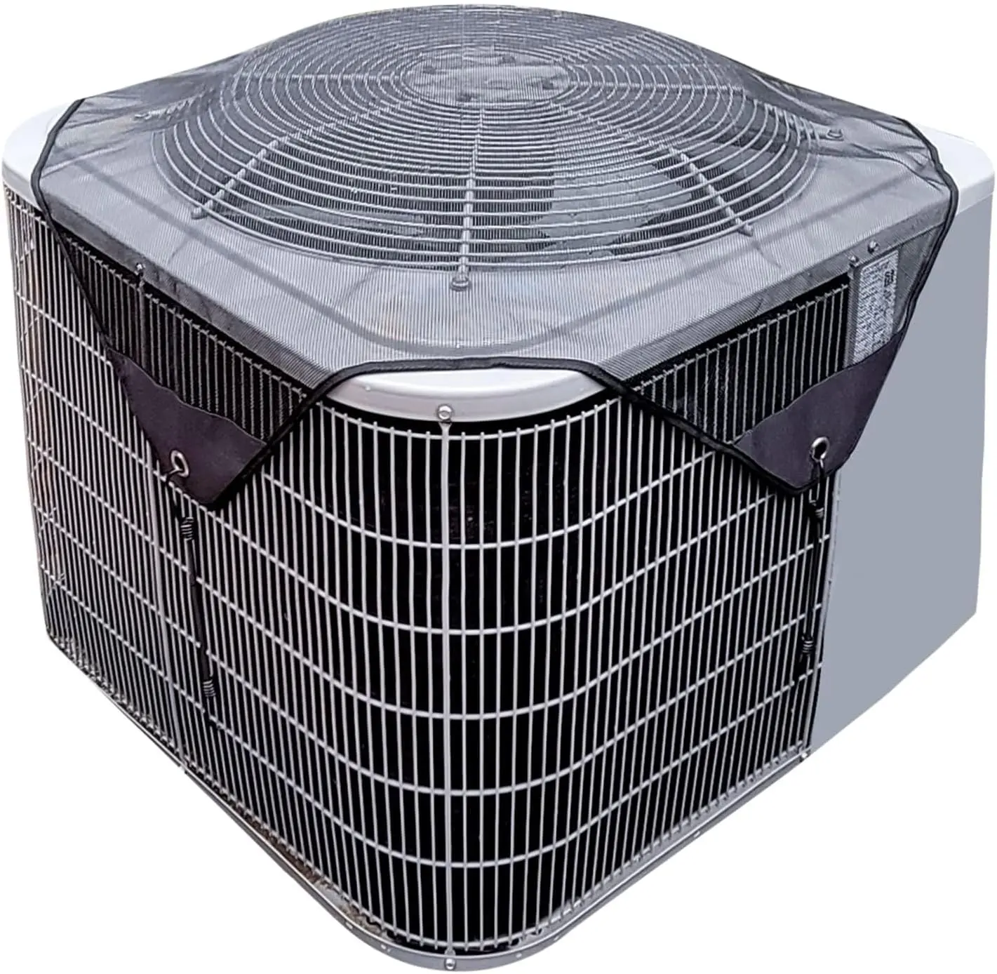 Air Conditioner Covers for Outside Units Central Ac Cover Leaf Guard Heavy Duty Mesh AC Defender for Outdoor Square Units, All Season Black( 36 X 36 inch Mesh)