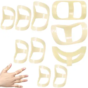 10 Pack Oval Finger Splints Waterproof Finger Splint for Arthritis, Trigger Finger,Mallet Fingers -  Finger Brace Support for Thumb/Middle/Ring/Index/Pinky(Size 5-14)