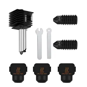 1 Pack A1 Mini/A1 Hot End Extruder Print  Hot End Kit, Including 3  Socks and 2 High Temperature 0.4MM Hardened Steel Nozzles, Suitable for Bambu Lab A1 Mini/A1  Printer Accessories