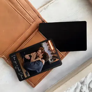 Personalized Metal Wallet Card – Custom Photo Anniversary Gift for Dad, Husband, Boyfriend