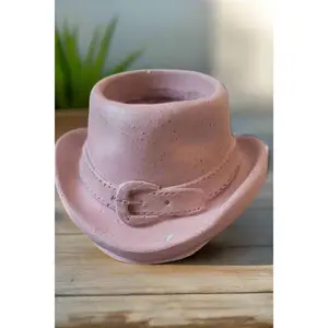 Cowboy hat planter