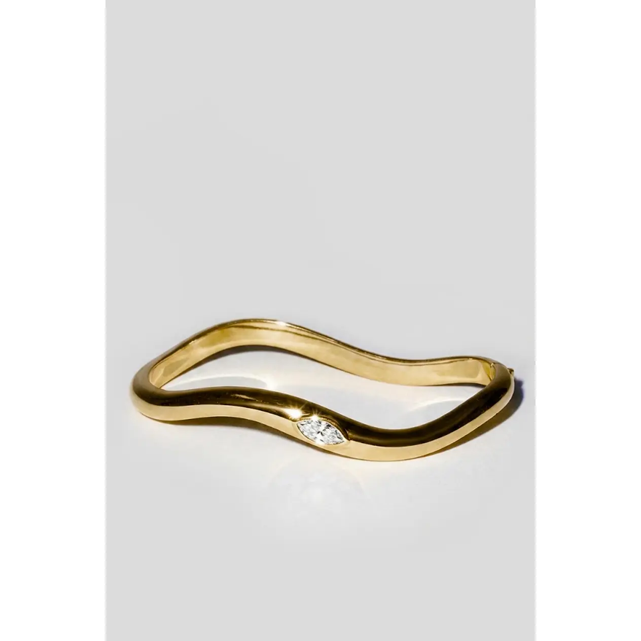 Gold Marquise Bangle