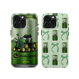 John Deere Tractor Can Phone Case – Farm Equipment Inspired Design - Phone Cover for iPhone 7-17 Pro Max / for Samsung S21-S25 Ultra