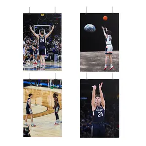 (UNFRAME POSTER) Mullins Moment Poster, Basketball Moment Wall Decor Gift For Sport Fans