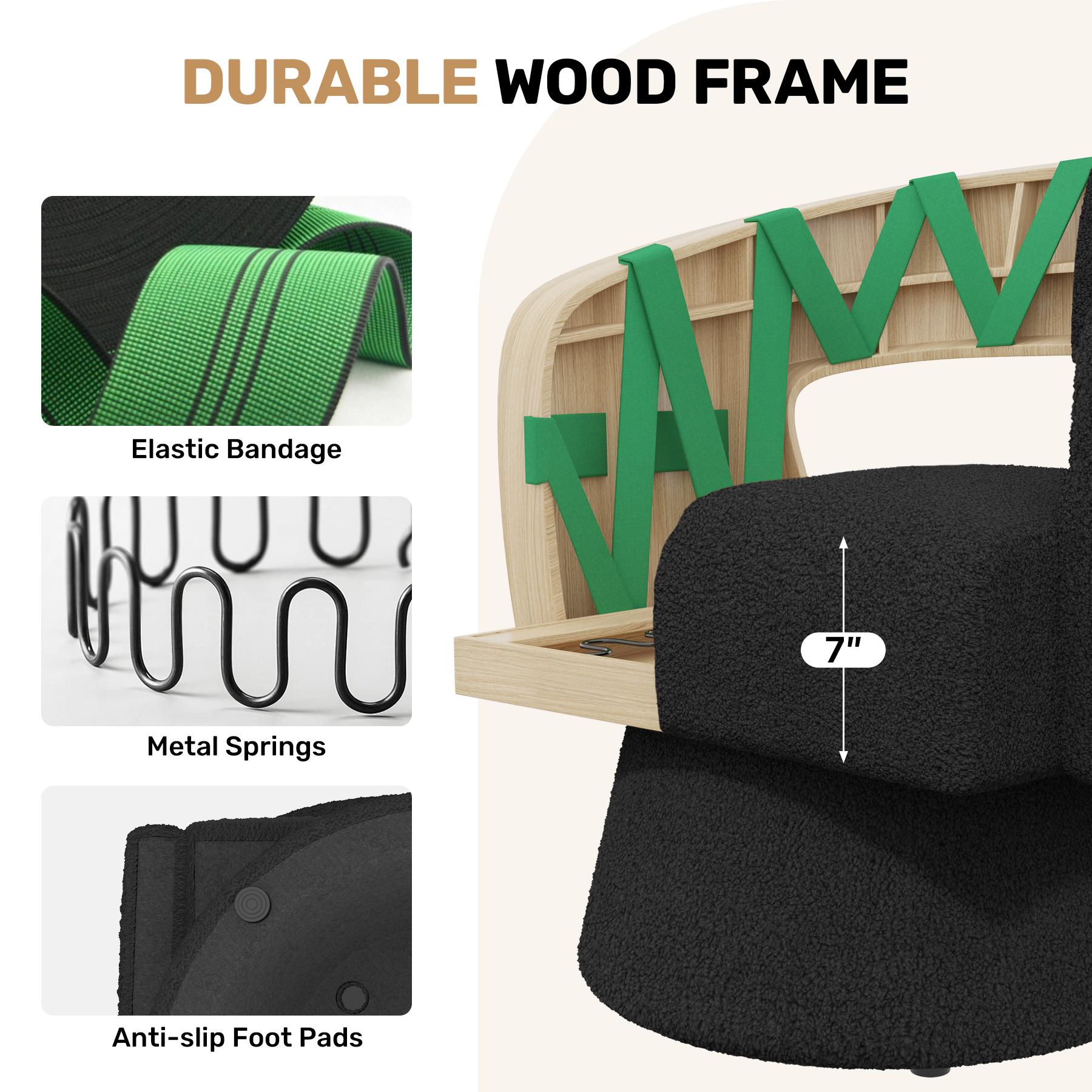 Swivel Barrel Accent Chair, Linen Fabric Upholstered Armchair with Wood Frame & Spring Support,Modern Comfy Lounge Sofa Chair with Round Back for Reading Living Room Bedroom,Beige Ergonomic