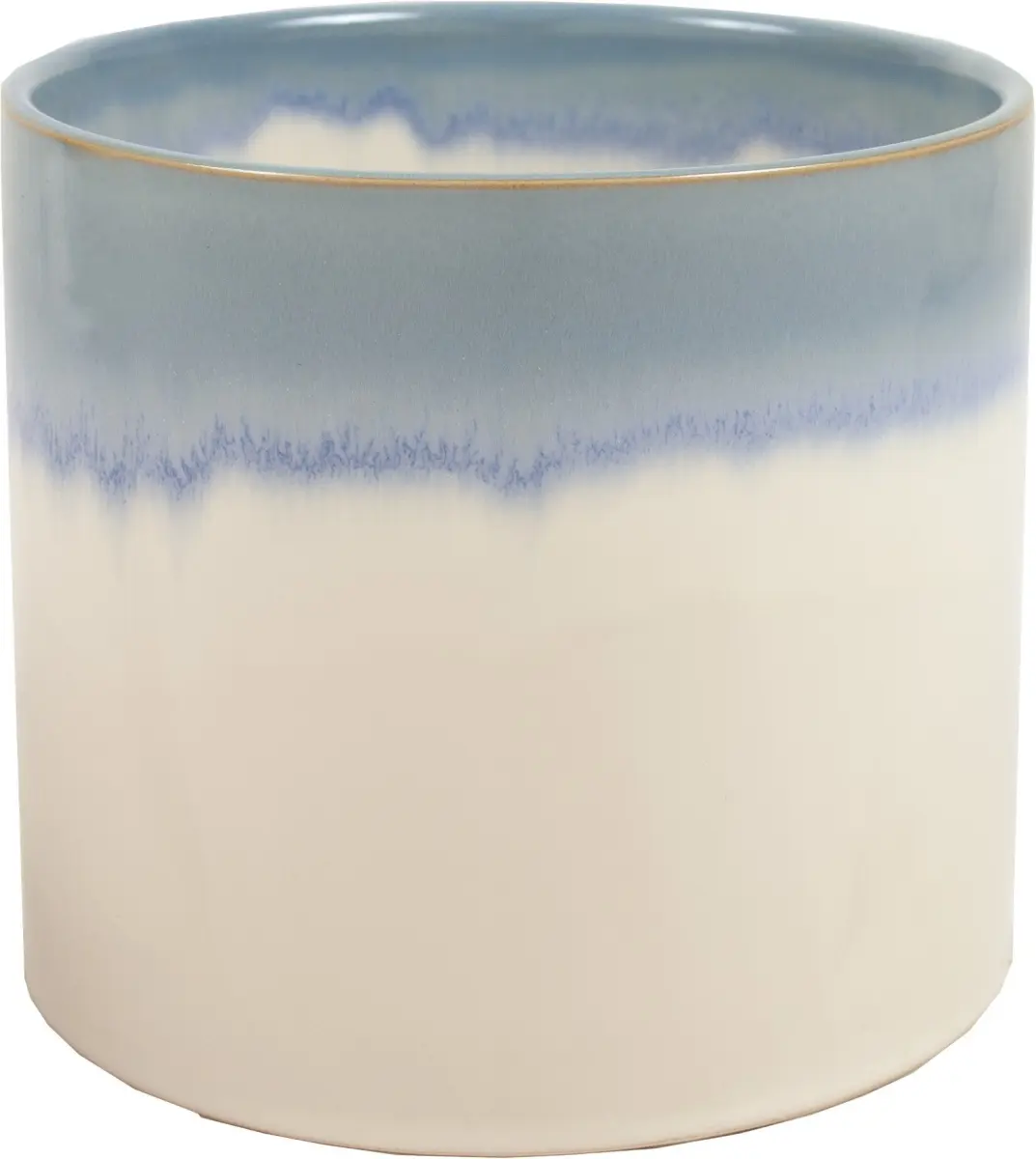 MDR Trading Inc. AI-CE10RKBQ01 6'Pot Size Reykjavik Blue Reactive Glaze Ceramic Planter