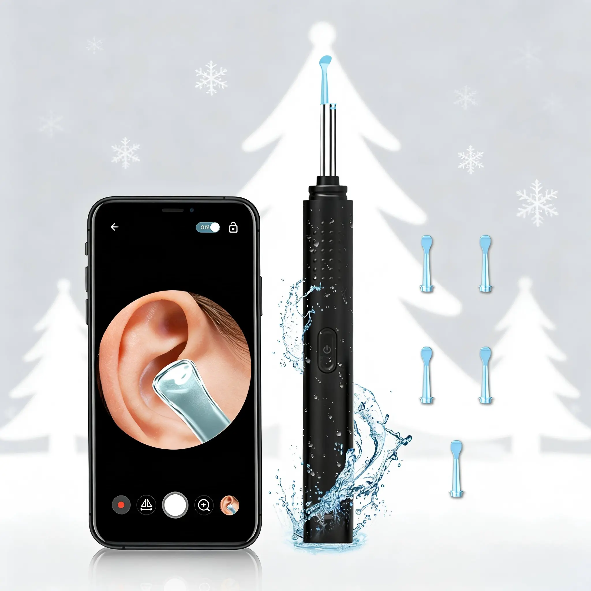 1pc Ear Wax Removal,Intelligent Visual Ear Picker,Visual Ear Pick Ear Pick Artifact Ear Pick Ear Pick Tool Professional Ear Pick Ear Pick Stick With Light, Ear Cleaner Tool, Earwax Removal Tool, Earpick Flashlight, Earwax Remover Tool, Ear Cleaning Tools