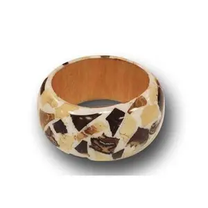 White Mosaic Bangle