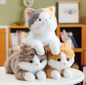 Cute Chubby Cat Plush Toy – Soft Stuffed Kitten Doll for Home Decor & Gifts