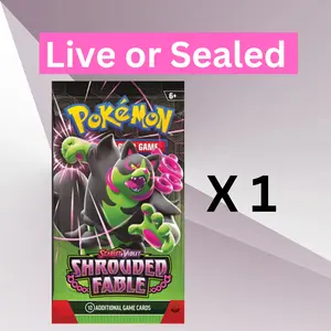 Pokemon TCG Shrouded Fable x 1 - English Booster Packs NEW Factory Sealed TCG Cards (1)