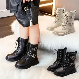 NewGirls' Autumn and Winter New High Top fashion Short Boots