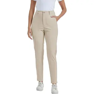 Women's Golf Pants Stretch Relaxed Fit Dress Pants 30" Quick Dry Lightweight Work Business Casual Trousers