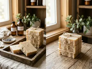 Handmade Goat Milk Soap Bar – Natural Moisturizing Soap for Dry & Sensitive Skin