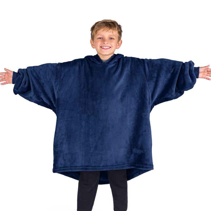 The Bare Homey - Youth Wearable Blanket - Microplush Side Pockets