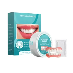 AMZ Teeth  Kit False Teeth Veneers for Gap Filling Comfortable Natural Looking Smile Enhancement Beauty Set