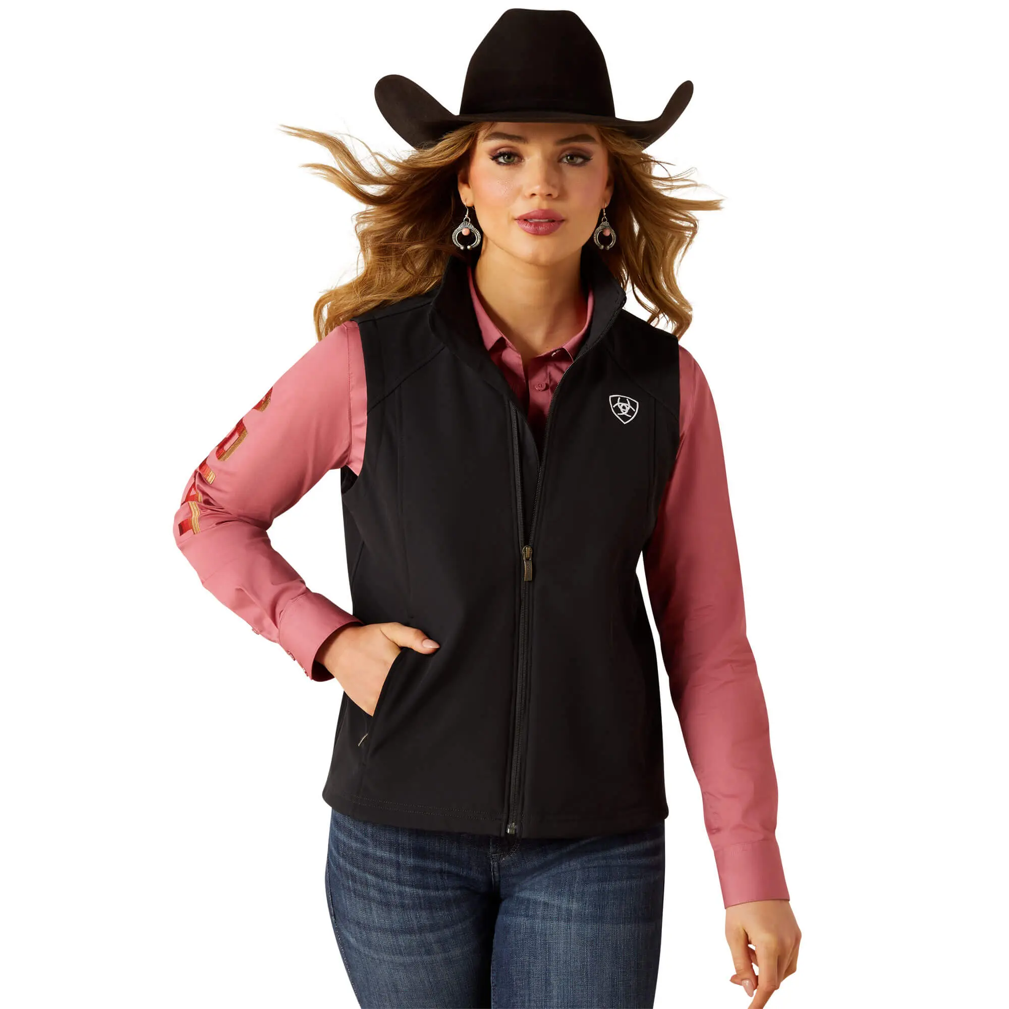 Women's Logo Softshell Vest Women's Logo Softshell Vest