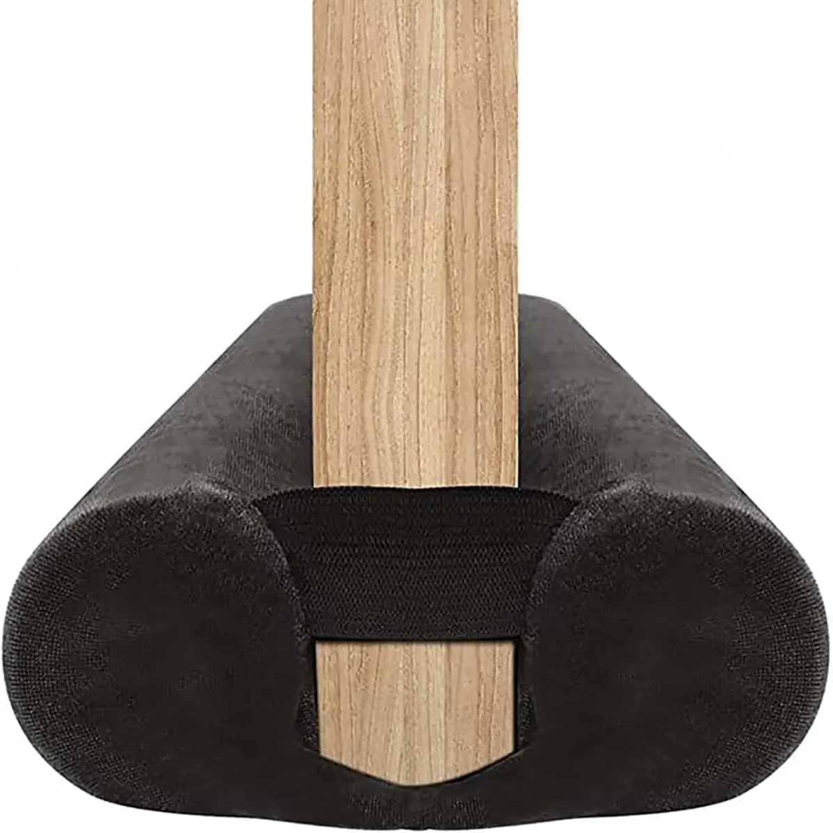 Door Draft Stopper for Doors 29-35" No Adhesive Draft Stopper for Bottom of Door Draught Excluder Under Door Wind Blocker Reduce Noise Draught Excluder Sweep Sound Proof(Black)