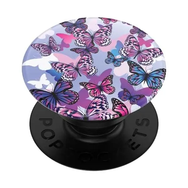 PopSockets Adhesive Phone Grip, Holder, Phone Stand, Butterfly - Flutterby PopSockets Adhesive Phone Grip, Holder, Phone Stand, Butterfly - Flutterby