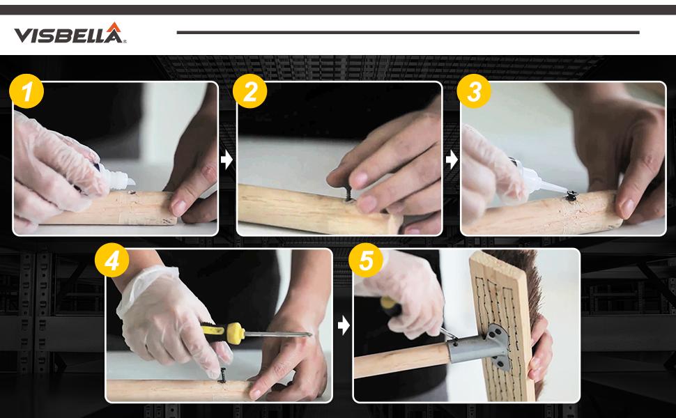 7 Seconds Speedy Fix Strong Instant Adhesive & Filling Powders Reinforcing Waterproof Super Repair Glue Fix for Metal Surfaces & Hard Plastic Products (Black&Grey 4PC)