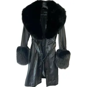 Wrapped N Fur Couture Coat casual coat winter jacket fur coat