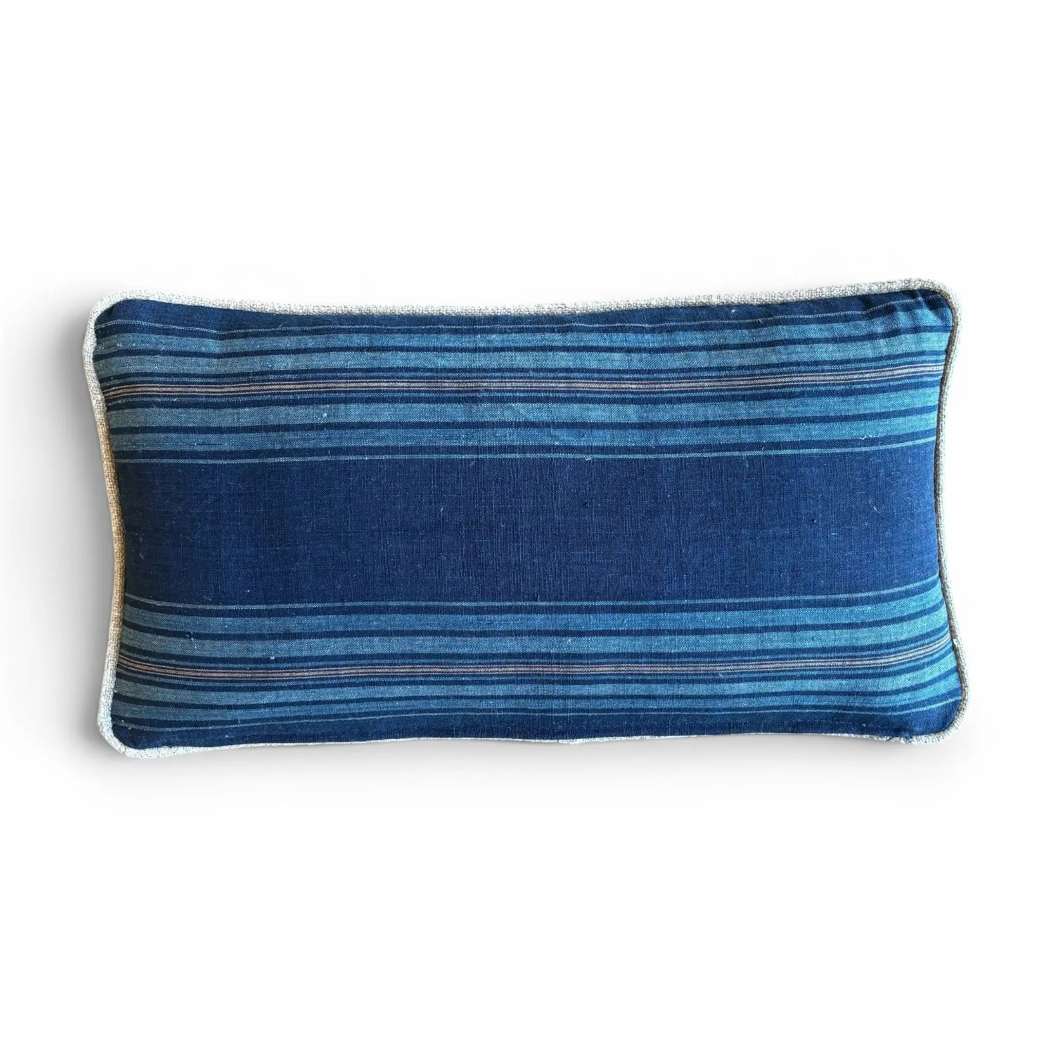 Vintage Japanese Denim Kidney Pillow