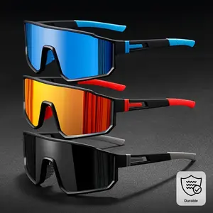 3pcs Casual PC Polycarbonate Mirrored Glasses And Glasses Cloth, Sports Fashion Glasses - Fashionable Mirrored Lens, Durable Frame for & Casual Wear, Fashionable, for Men, Women, Festival Gift Tankesi