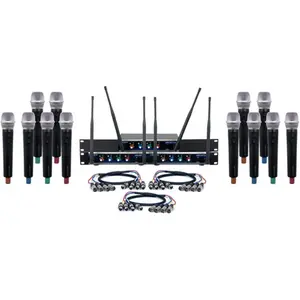 Vocopro HYBRIDACAPELLA12 Twelve-Channel Hybrid Wireless System with Handheld Microphones