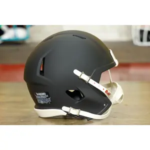 Riddell Speed Blank Mini Helmet Shell - Matte Black w/ Whiteout