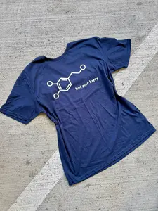 Dopamine Rush Tee Shirt - Short Sleeve with Dopamine Molecule Design