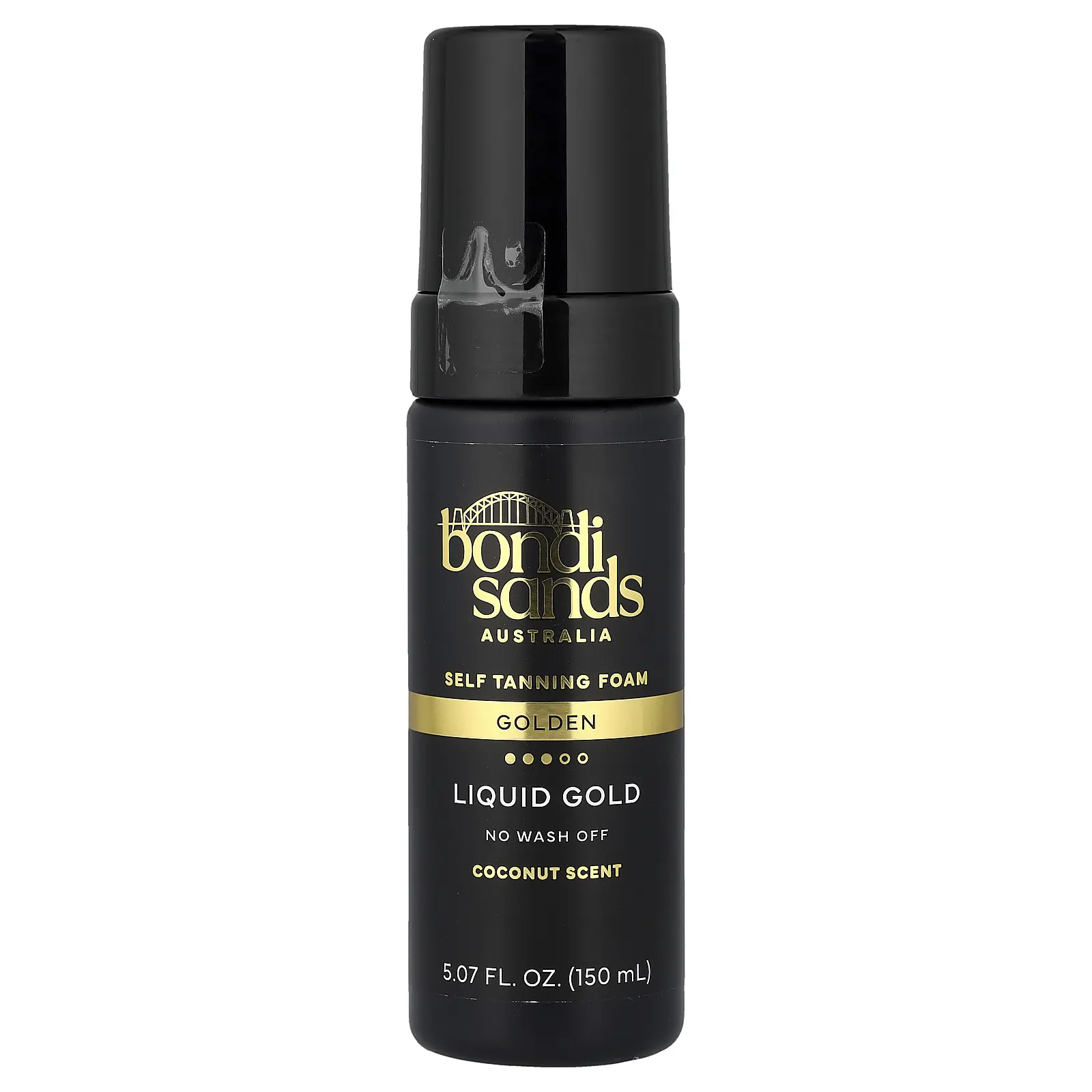 Bondi Sands Australia Self Tanning Foam, Liquid Gold, Coconut, 5.07 fl oz (150 ml)