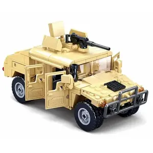265pcs High-Tech Military Swat H2 Assault Car Building Blocks, Tank Model for Birthday & Holidays, Ideal Gift for Boyfriend/girlfriend/wife