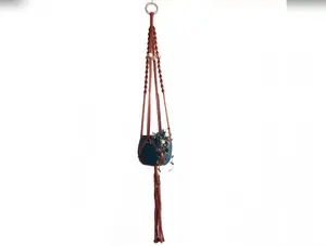 Macrame Plant Hanger - Mauve