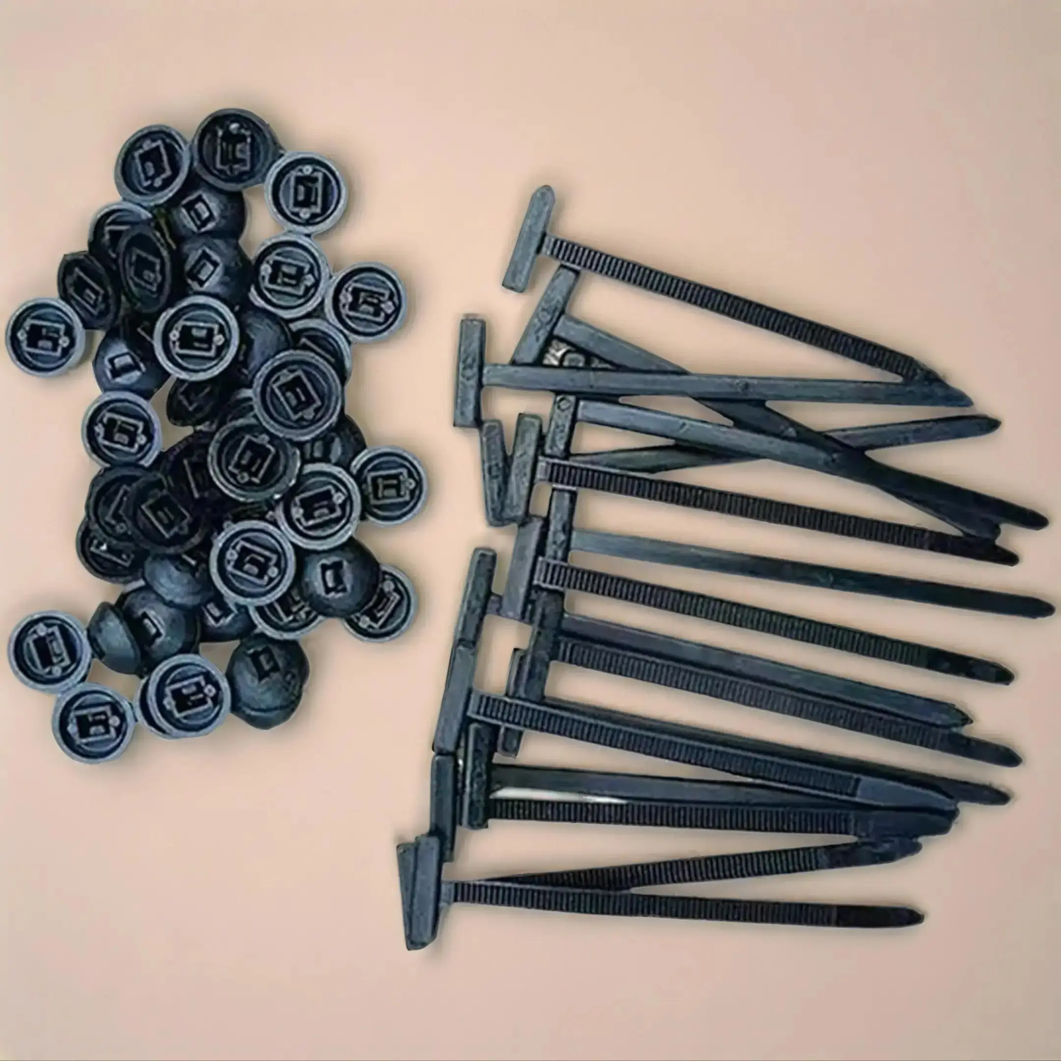 Nylon Universal Cable Tie Buckle, 20/50/100pcs Self-locking Nylon Zip Ties Holder, Multipurpose Black Plastic Cable Ties Tool for Car Daily Repair, In