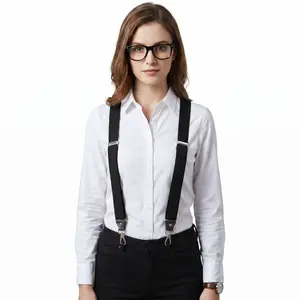 Heavy Duty Work Suspenders for Men Women  Adjustable Y-Back Elastic Suspenders for All-Day Comfort